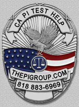 answers for CA PI license questions